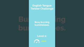 English Tongue Twister Challenge 69 [upl. by Balling]