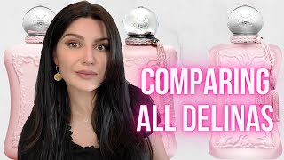 PARFUMS DE MARLY DELINA VS DELINA LA ROSEE VS DELINA EXCLUSIFWHICH TO BUY [upl. by Ative]