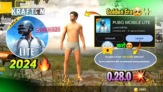 😱Pubg Lite Old is Back 0280🤯 New Update 2024  Pubg Mobile Lite 0280 Comeback Update 2024 🔥 [upl. by Berna23]