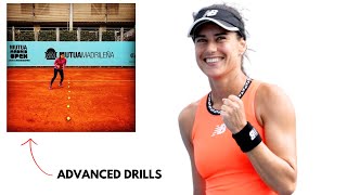 Sorana Cîrsteas ADVANCED Tennis Training amp Tennis Drills 2024 [upl. by Oelc959]