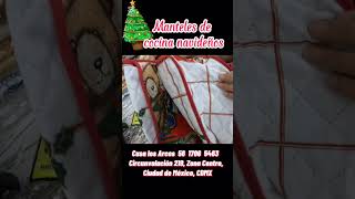 Manteles de Cocina Navideños manteles navideño navidad buenfin [upl. by Peltz999]