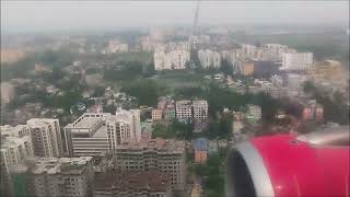 Kolkata Airport Landing from Both angle indigo AirIndia [upl. by Unders]