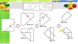 Gsat Samsung 2017  Dạng bài gấp giấy [upl. by Aribold]