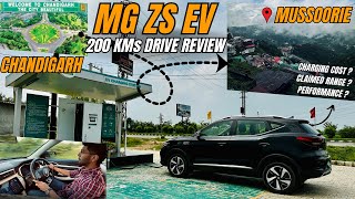 Driving the All New MG ZS EV 2024🔥Chandigarh to Mussoorie🏔️ mgzsev roadtrip [upl. by Nevad]