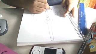 how to draw a keyblade 1 [upl. by Ahsayn475]