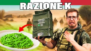 Le RAZIONI K MILITARI ITALIANE fanno SCHIFO Unboxing e taste test [upl. by Orola]