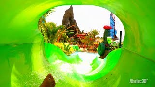 4K Volcano Bay Tube Water Slide POV  Taniwha Tubes  2 Slides POV [upl. by Nivac]