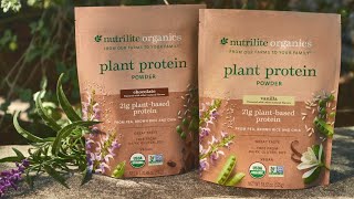 Plantbased Protein Powder  Nutrilite Organics  Amway [upl. by Kaine]