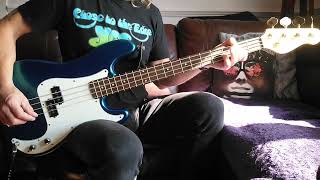 Saltcoats man plays quotDelivering The Goodsquot by Juads Priest Bass cover judaspriest basscover [upl. by Lebasiram190]