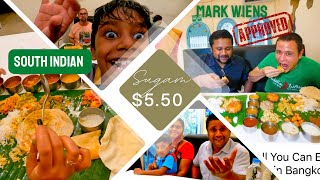 MARK WIENS 🌶 approved 550  all you can eat SOUTH INDIAN FOOD Buffet  SUGAM restaurant BANGKOK [upl. by Sybilla]