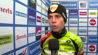 Wout Van Aert quotWat een fantastische sfeerquot GP Sven Nys bpost bank trofee [upl. by Maze]