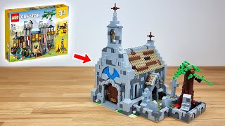 Lego Medieval Chapel  Church  Alternative 31120 Build [upl. by Peggy413]