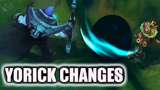 New Yorick Ultimate Q amp E Changes  League of Legends [upl. by Wenz]