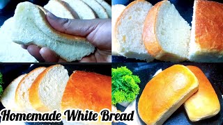 No Egg White Bread Homemade  How to make Perfect Plain White Bread at Home Super Soft Bread Recipe [upl. by Halford]