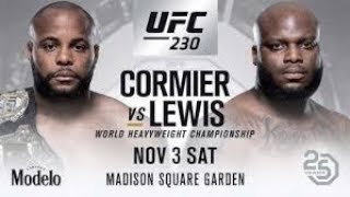 UFC 230 Cormier Vs Lewis Live Reaction [upl. by Bianca]