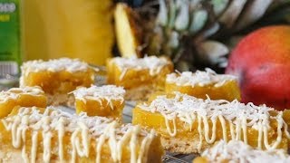 Recette des barres exotiques mangue ananas coco [upl. by Burner]