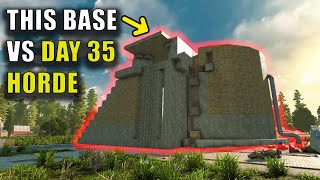 Is This Horde Base Good Enough for Day 35  7 Days To Die Version 10 Gameplay [upl. by Leandra]