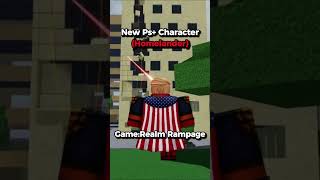 PS Homelander for Realm Rampage roblox saitamabattlegrounds robloxedit jujutsushenanigans fyp [upl. by Eniksre]