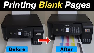 Epson ET 2720 Printing Blank Pages  Fix In 1 Step [upl. by Kelwin678]