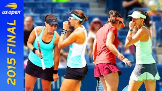 HingisMirza vs DellacquaShvedova Full Match  2015 US Open Final [upl. by Ytirahc]