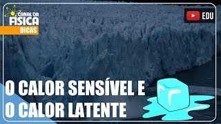 O Calor Sensível e o Calor Latente  Canal da Física [upl. by Sussman]