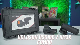 Unboxing Holosun HS510C Reflex Sight and HM3X Magnifier [upl. by Edivad604]