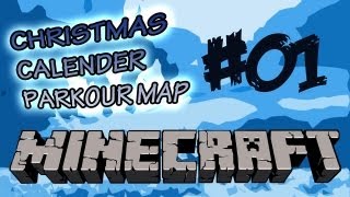 Minecraft Parkour Map   01 Christmas Calender Parkour HD Türkçe [upl. by Rehtaeh]