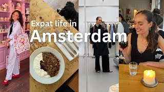 Amsterdam vlog  Expat life in Amsterdam dinner dates amp fun days [upl. by Ahsek31]