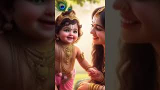 Krishna song status 🥰  trending status  cute 🥰🥰 laddu gopal ji [upl. by Meraree]