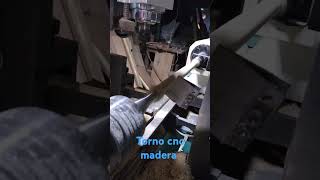 Torno cnc 🪵🪵🪵machine cnc wood tornocnc wood madera [upl. by Harlin]