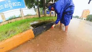 Activity On Road Street From Clogged to Flowing Unbelievable Drain Transformations [upl. by Millie]