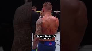 When Dustin Poirier and Max Holloway wanted to start the round early 😳 shorts [upl. by Putnam]