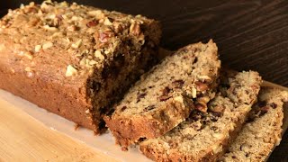 Date Walnut Loaf Cake  Rich amp Moist Cake  Em’s Kitchen [upl. by Melania]