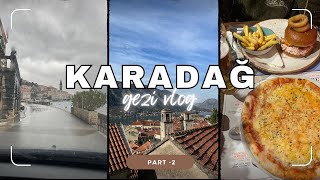 KARADAĞDA 2 GÜN  Kotora gidiyoruz araç kiralama benzin fiyatları vlog Part 2 🇲🇪 [upl. by Elirpa]