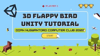 3D Flappy Bird Unity Full Tutorial [upl. by Teece]