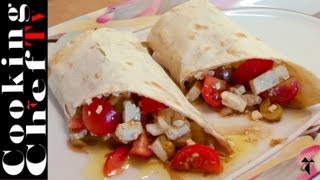 Tomaten und Feta mit Fladenbrot  in 10 min fertig  DEFSp [upl. by Britni706]