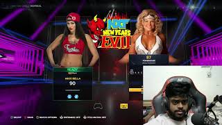 WWE 2k24 Beth Phoneix vs Nikki Bella gameplay face cam reaction Tamil [upl. by Micro36]