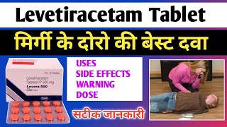 levetiracetam 500 mg  levetiracetam 500 mg tablet uses in hindi  levetiracetam tablet [upl. by Ahsas673]