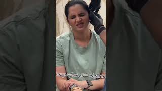 Sania Mirza and Anam Mirza enjoying ear piercing virlshorts virlshorts virlshorts [upl. by Goldsworthy]