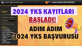 2024 Yks Kayıtları Başladı Yks Sınavı Kaydı Nasıl Yapılır Kayıt Adımları İnternetten Başvuru [upl. by Nomaid]