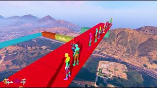 GTA 5 Crazy Ragdolls RED SPIDERMAN VS YELLOW MINION VS RED MINION Euphoria Physics and Funny 56 [upl. by Rebbecca360]