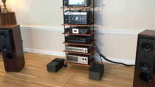 Amazing Vintage HiFi System  Sound Demo  Dead Can Dance  Luxman Sansui Kenwood KEF Tara Labs [upl. by Elleimac]