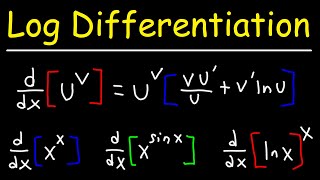 Logarithmic Differentiation Formula  Calculus [upl. by Fairbanks303]