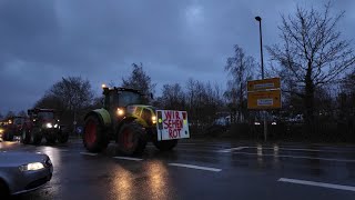 062 Bauern Demo Bad Saulgau 4K am 21122023 [upl. by Alleahcim]