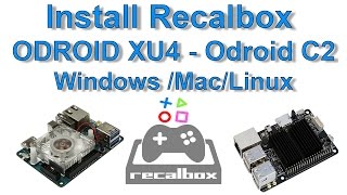 How To Install Recalbox Remix ODROID XU4  Odroid C2 Windows MacLinux [upl. by Ylluz532]