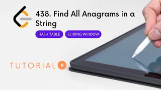 Find All Anagrams in a String  LeetCode 438  Sliding Window [upl. by Abdu]