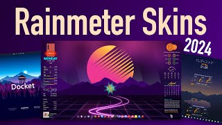 Top 10 Rainmeter Skins you should use in 2024 [upl. by Zamora]