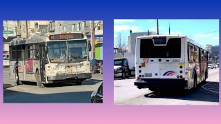 NJ Transit 10 BAYONNE JFK BLVD VIA PAMRAPO AVENUE NABI 41615 5853 [upl. by Ruthy]