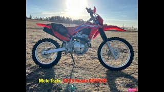 Moto Tests Ep5 2023 Honda CRF250F  Can you have fun on a farm bike [upl. by Laughlin]