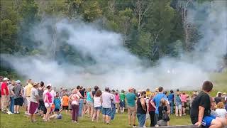 Hale Farm Ohio Civil War reenactment 2017 Union side battle footage [upl. by Renado142]